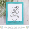 Bild 6 von The Rabbit Hole Designs Clear Stamps - Steeped in Happiness - Kaffeetassen