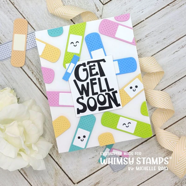 Bild 12 von Whimsy Stamps Clear Stamps  - BooBoo Manflu - Gute Besserung
