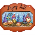 Bild 3 von Stampendous Cling Stamps Slim Pumpkin Gnomes - Stempelgummi Gnom Kürbis