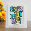 Bild 5 von Creative Expressions Big Bold Words Surprise Craft Die & Stamp Set - Stanze & Stempel