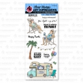 Bild 1 von Art Impressions Clearstamps Happy Trails Set - Wohnwagen