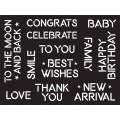 Bild 1 von Creative Expressions Neon Celebrations Stencil - Worte