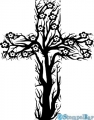 StempelBar Stempelgummi Blumen-Kreuz