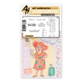 Bild 1 von Art Impressions Clear Stamps with dies Cruisin’ Carol - Ai People Stempelset inkl. Stanzen