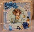 Bild 3 von Whimsy Stamps Rubber Cling Stamp  - Goldie Meerjungfrau