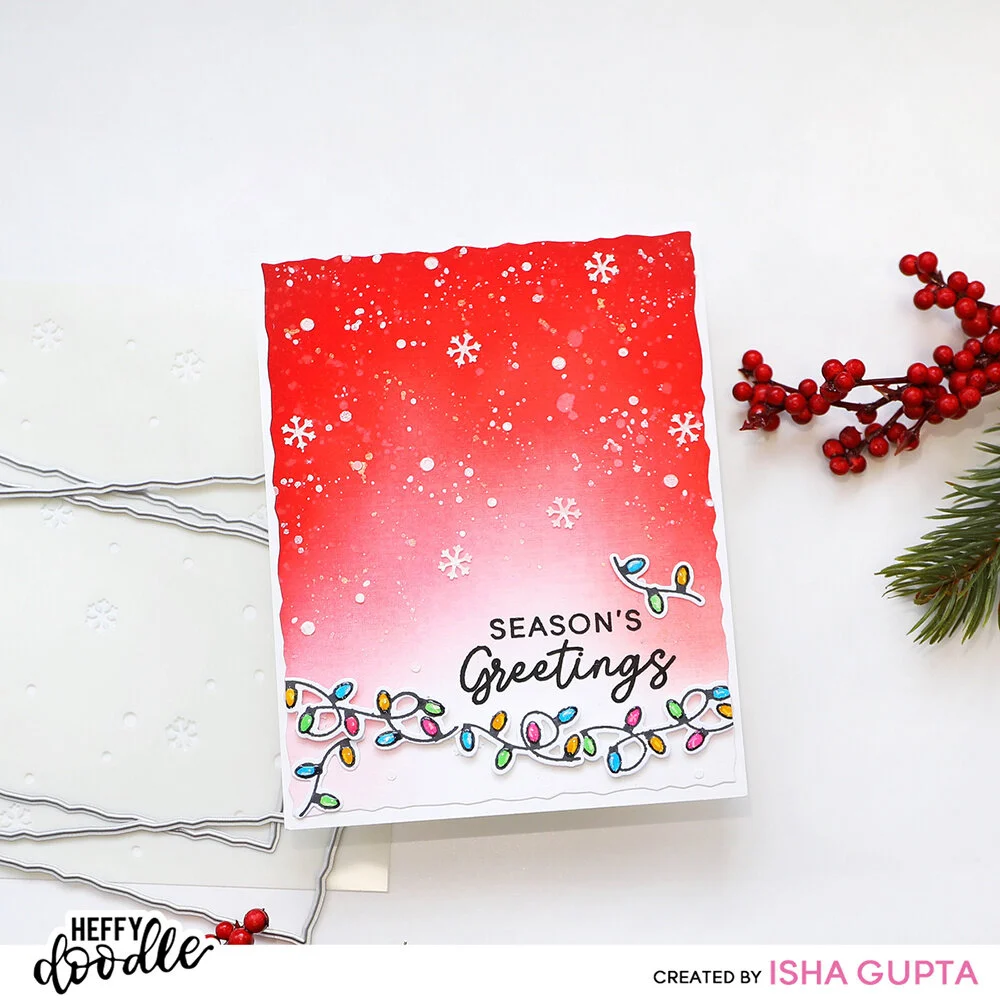 Bild 2 von Heffy Doodle Clear Stamps Set - Trim The Tree - Stempel Weihnachtsbaum