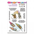 Stampendous Perfectly Clear Stamps - Birthday Splash - House Mouse Geburtstag
