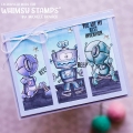 Bild 2 von Whimsy Stamps Clear Stamps - Robots