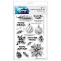 Bild 1 von Simon Hurley create Photopolymer Clear Stamps Halftone Holiday - Clear Stamps Weihnachten