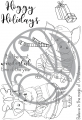 Bild 2 von The Rabbit Hole Designs Clear Stamps - Hoggy Holidays - Weihnachten Schwein