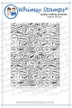 Bild 1 von Whimsy Stamps Rubber Cling Stamp  - WTF?! Background  Gummistempel 