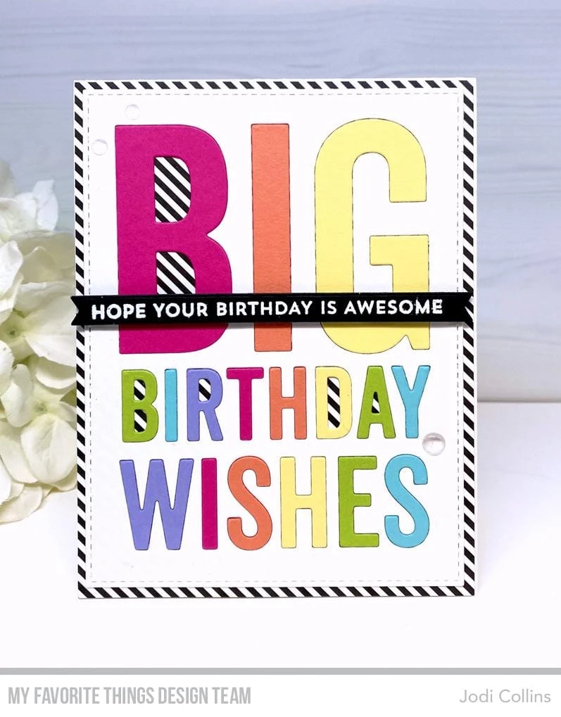 Bild 6 von My Favorite Things - Big Birthday Wishes Die-namics - Stanze Geburtstag