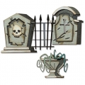 Bild 1 von Sizzix Thinlits Die by Tim Holtz - Stanzschablone - Graveyard, Colorize
