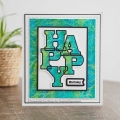 Bild 2 von Creative Expressions Big Bold Words Happy Craft Die & Stamp Set - Stanze & Stempel