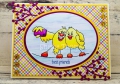 Bild 2 von Whimsy Stamps Rubber Cling Stamp  - Birdie Selfie Gummistempel 