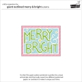 Bild 5 von Lawn Fawn Cuts  - Stanzschablone Giant Outlined Merry & Bright