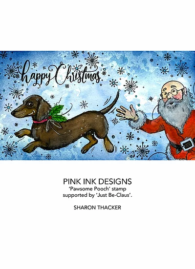 Bild 8 von Pink Ink Designs - Stempel  Pawsome Pooch - Weihnachten Hunde