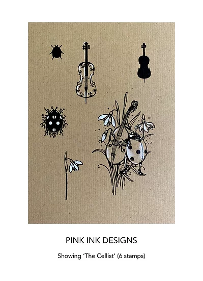 Bild 13 von Pink Ink Designs - Stempel The Cellist - Cellist