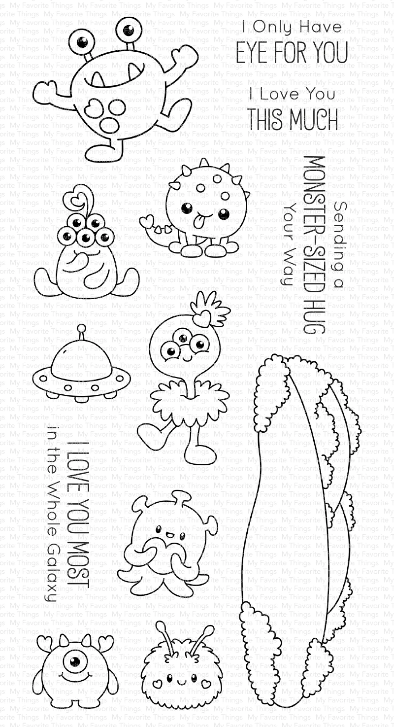 Bild 1 von My Favorite Things - Clear Stamps JB Monster Love - Monster Liebe
