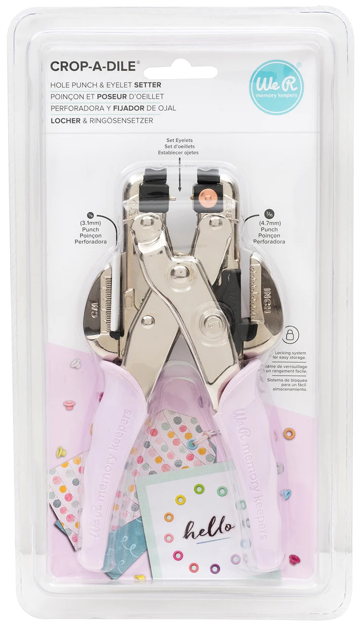 Bild 1 von Crop-A-Dile Hole Punch & Eyelet Setter Lilac - Loch- & Ösenzange