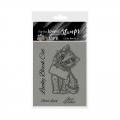 Bild 1 von For the love of...Stamps by Hunkydory - It's A Cat's Life Clear Stamp - Lucky Black Cat
