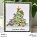 Bild 6 von Gummistempel Stamping Bella Cling Stamp ODDBALL CHRISTMAS CATS IN THE TREE RUBBER