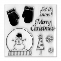 Bild 3 von Sizzix Stanzschablonen- und Stempelset Framelits & Stamps Mittens & Snow Globe