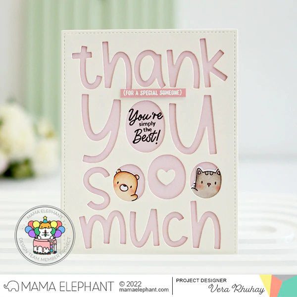 Bild 6 von Mama Elephant - Clear Stamps TAG SIZE GREETINGS