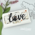 Bild 11 von Whimsy Stamps Die Stanze - Love Paw Word and Shadow Die Set