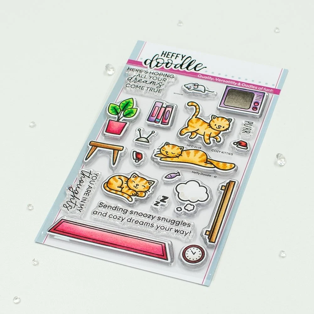 Bild 1 von Heffy Doodle Clear Stamps Set -  Cozy Kitties - Stempel Katzen