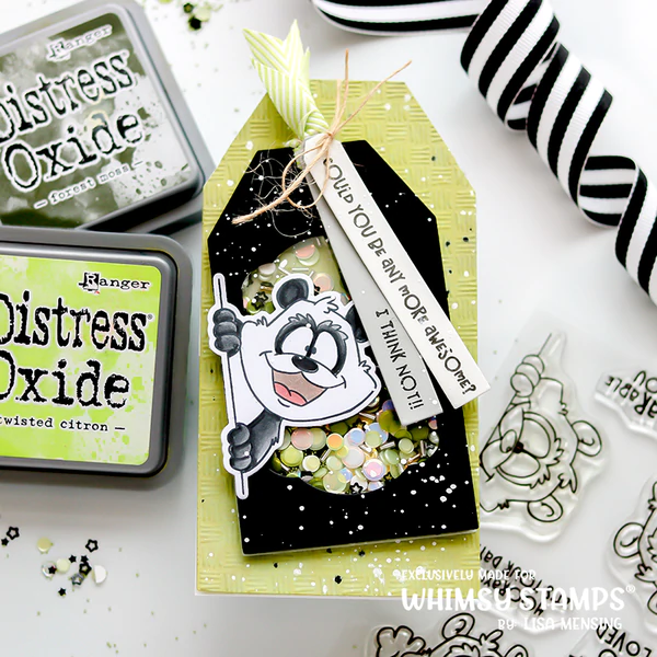 Bild 6 von Whimsy Stamps Clear Stamps - Panda Peekers