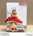 Bild 6 von Gummistempel Stamping Bella Cling Stamp TINY TOWNIE WONDERLAND CATERPILLAR HAS HIS WINGS 