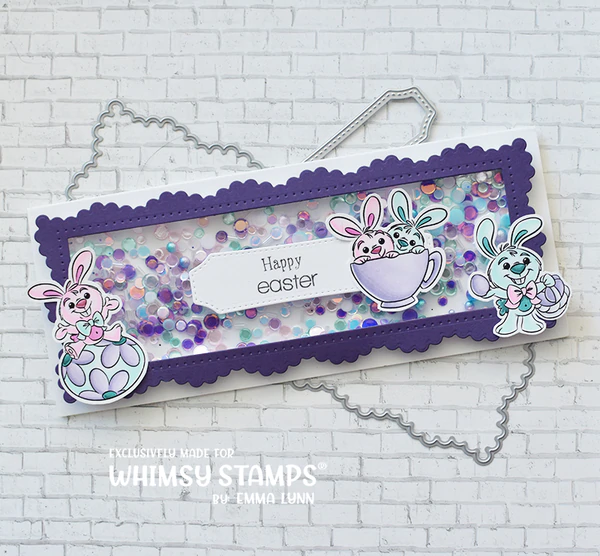Bild 15 von Whimsy Stamps Clear Stamps - Hoppy Easter Bunny - Ostern Hase