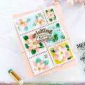 Bild 12 von Waffle Flower Postage Collage Poinsettia Stencil - Briefmarken-Schablone Weihnachtsstern