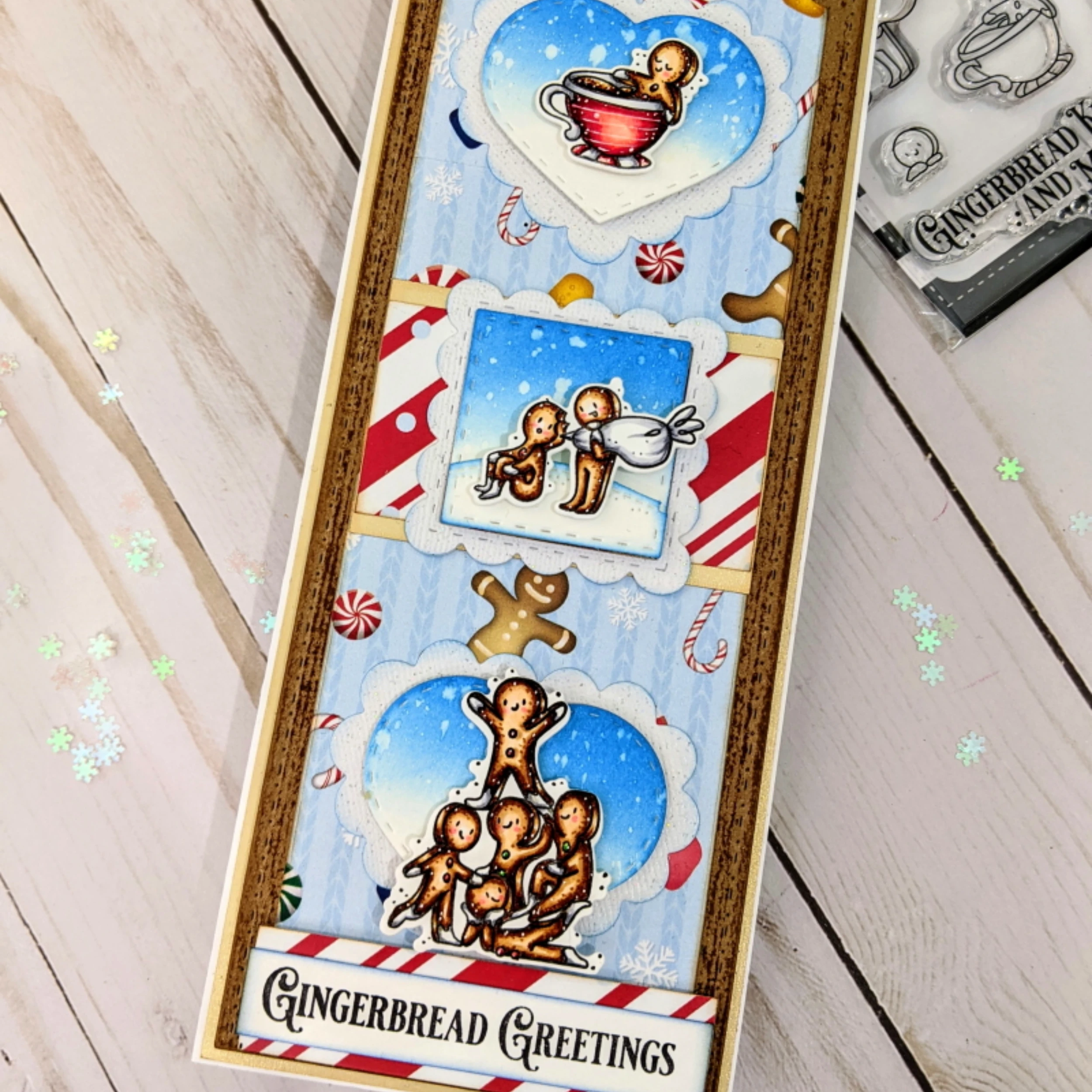 Bild 5 von LDRS Creative - Gingerbread Kisses  Stamp Set - Stempel Lebkuchenmännchen