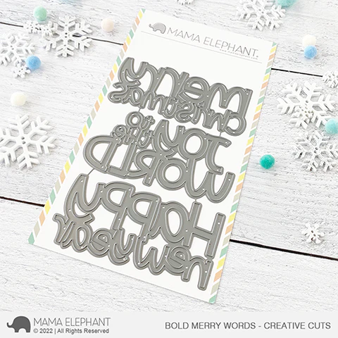 Bild 1 von Mama Elephant - Die BOLD MERRY WORDS - CREATIVE CUTS - Stanzen