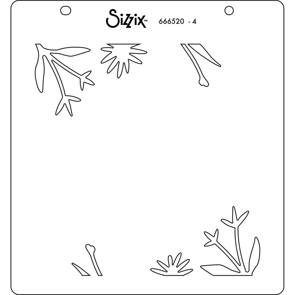 Bild 7 von Sizzix - Layered Stencils - Botanical Border by Jennifer Ogborn