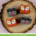 Bild 4 von Lawn Fawn Cuts  - Stanzschablone Tiny Gift Box Raccoon and Fox add-on Waschbär Fuchs