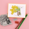 Bild 3 von Spellbinders Bouquet for You Cling Rubber Stamp Set - House Mouse Stempelgummi