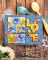 Bild 16 von Waffle Flower  Nesting Postage Collage Peony Stencil - Stencil-Set
