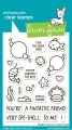 Bild 1 von Lawn Fawn Clear Stamps - shello, friend