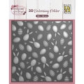 Bild 1 von Nellie's Choice • 3D Embossing Folder Hintergrund Hintergrund Hasen und Ostereier