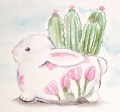 Bild 13 von Art Impressions Stamp Set - Watercolor Animal Planters