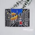 Bild 8 von Whimsy Stamps Rubber Cling Stamp  - City Street Background Gummistempel  Straße