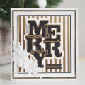 Bild 4 von Creative Expressions Big Bold Words Merry Craft Die & Stamp Set - Stanze & Stempel