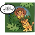 Bild 2 von Stampendous! Lion Cling Rubber Stamps And Cutting Dies Set - Stempel mit Stanzen Löwe