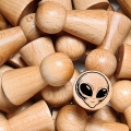 Bild 1 von StempelBar Ministempel - Aliengesicht  / (Stempel) Halmakegel - montiert