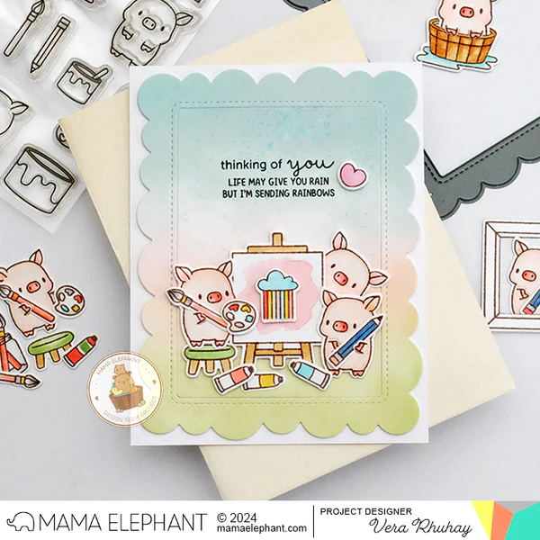 Bild 7 von Mama Elephant - Clear Stamps PAINTING PIGGIES