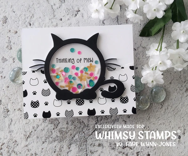 Bild 4 von Whimsy Stamps Die Stanze  -  Kitty Frame - Katze