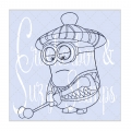 Crackerbox & Suzy Stamps Cling - Gummistempel Bob Golfing